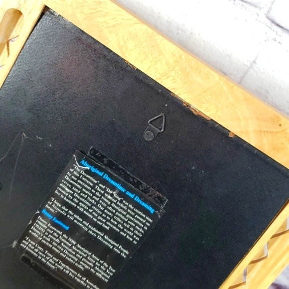 90s Australian Authentic Aboriginal Canvas Art Corroboree Danny Eastwood Framed - Picture 13 of 17